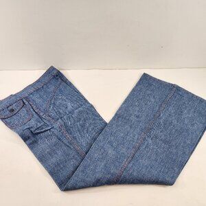 Miss Texwood Cotton Bell Bottom Jeans 24" Waist Vintage New Old Stock